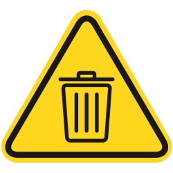 Warnschild „Müll“