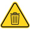 Warnschild „Müll“