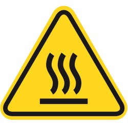 Warnschild „Hitze“
