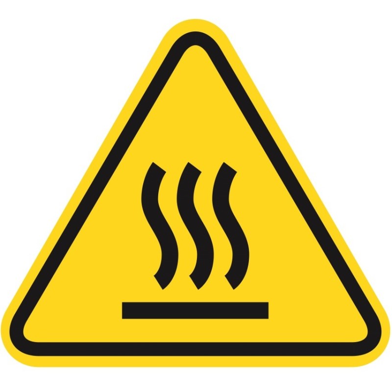 Warnschild „Hitze“
