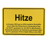 Ortsschild „Hitze“