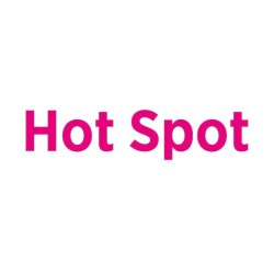 Bodenaufkleber „Hot Spot“