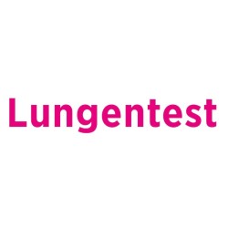 Bodenaufkleber „Lungentest“