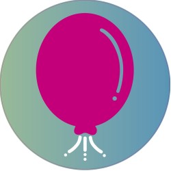 Bodenaufkleber „Illustration Atemnot“