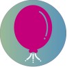Bodenaufkleber „Illustration Atemnot“