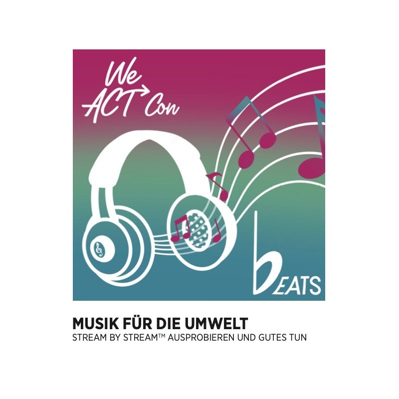 Aufsteller „Musik für die Umwelti“