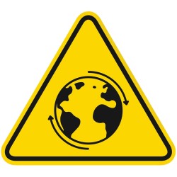 Warnschild „Drehscheibe“