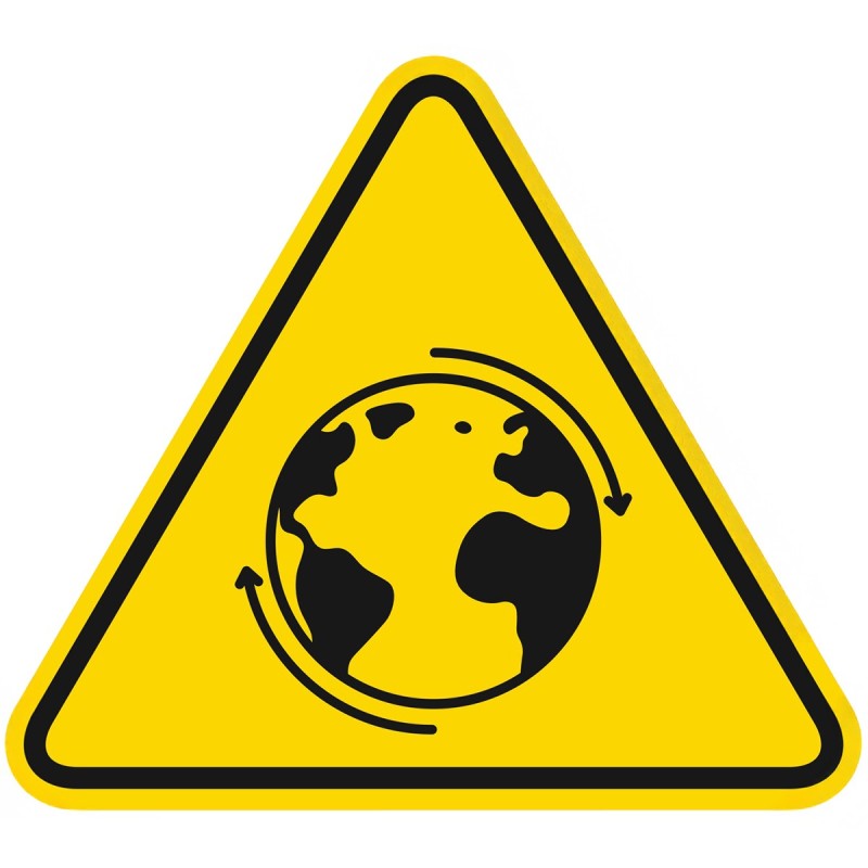 Warnschild „Drehscheibe“