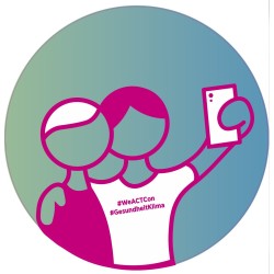 Bodenaufkleber „Illustration Selfie“