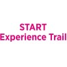 Bodenaufkleber „Start – Experience Trail“