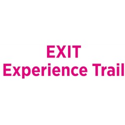 Bodenaufkleber „Exit –...