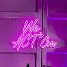 Neonleuchtschrift „WeACT Con“