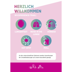 Aufsteller „Herzlich...