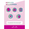 Aufsteller „Herzlich willkommen“