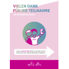 Aufsteller  „Vielen Dank für Ihre Teilnahme“