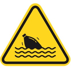 Warnschild...