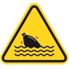 Warnschild „Wasserverschmutzung“